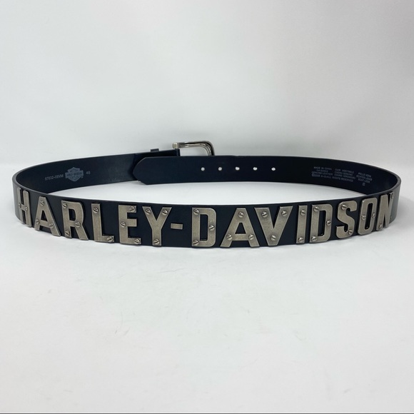 Harley-Davidson Other - Harley Davidson Black Leather Belt Men’s Size 40